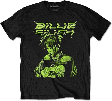 BILLIE EILISH GAME Tシャツ Lサイズ Billie Eilish T Shirt Illustration New Official Unisex Black